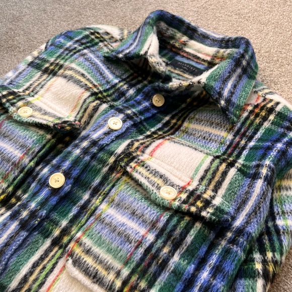 Mens All Saints Relaxed Fit Heavyweight Overshirt Jacket Size Large - Picture 2 of 11
